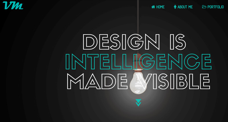 30个黑色系网页设计