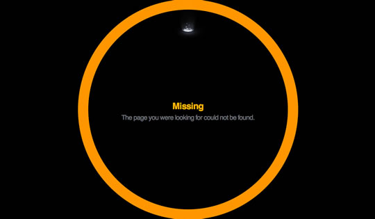 35个创意404错误网页设计