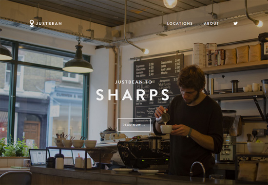 20个全屏大图背景网站