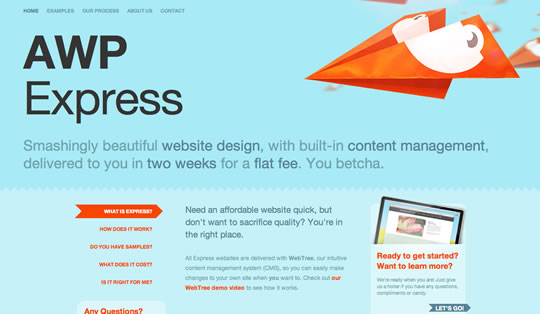 30个绝妙的色彩运用的网页设计案例