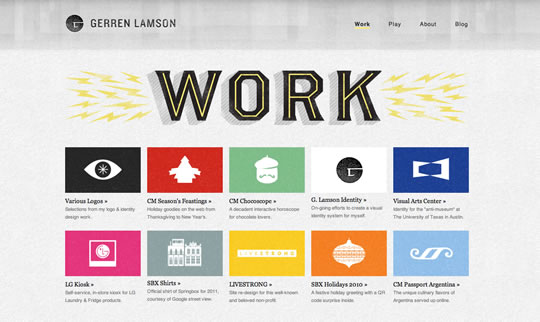 30个绝妙的色彩运用的网页设计案例