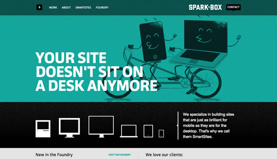 30个绝妙的色彩运用的网页设计案例