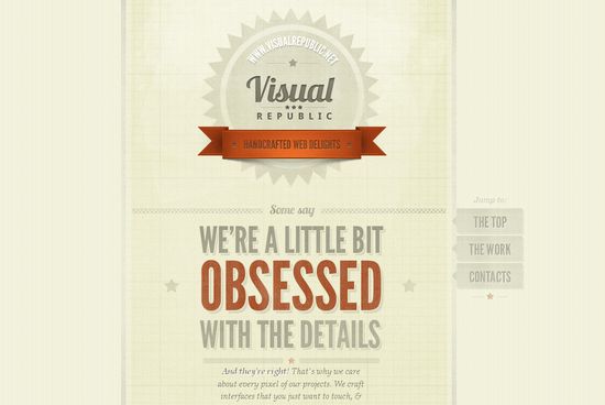 35个漂亮的单页网页设计欣赏
