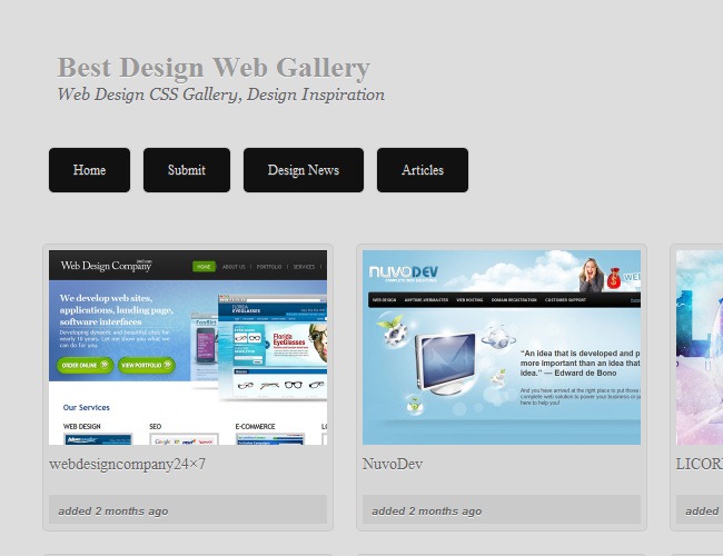WDgalleries01 200个优秀的国外设计网站推荐