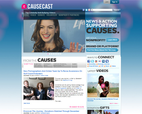 网页设计灵感：背景虚化效果网站欣赏