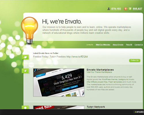 网页设计灵感：背景虚化效果网站欣赏