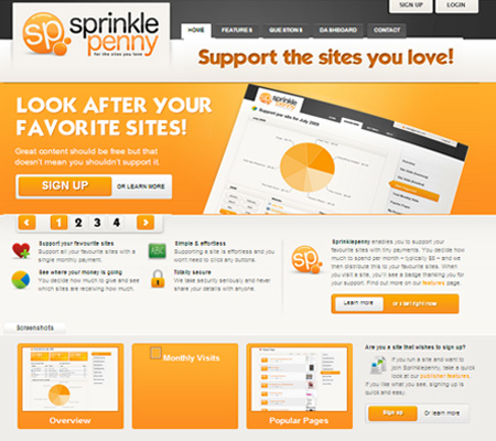 30个橙色网页设计作品