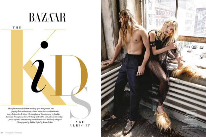 超模Patricia Van der Vliet演绎《Harper’s Bazaar》杂志时尚大片