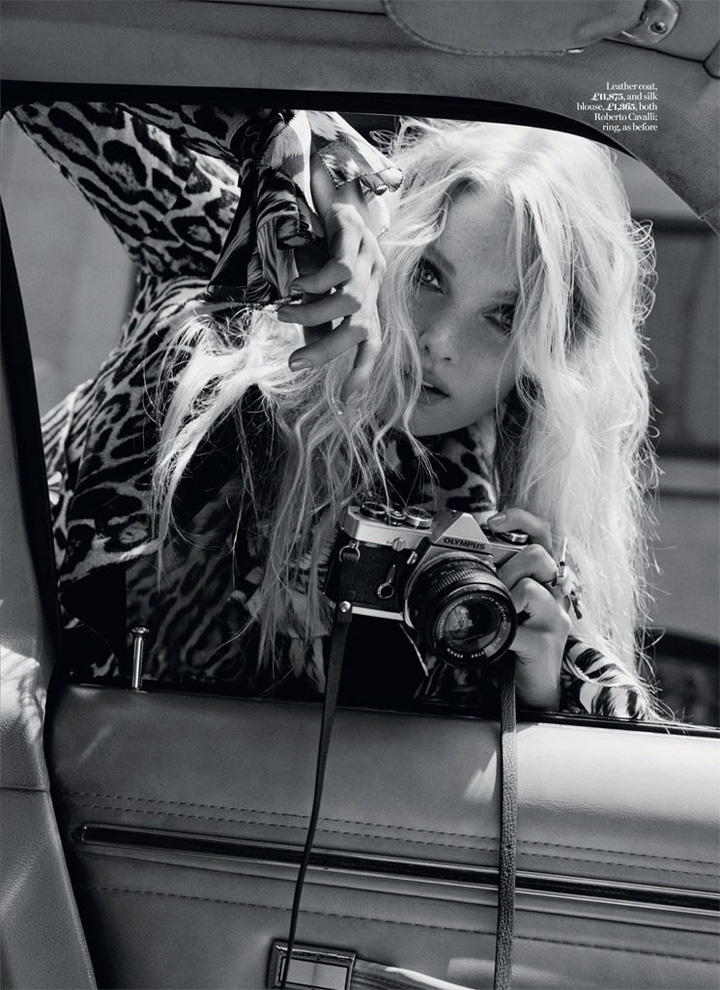 超模Elsa Hosk（艾尔莎·霍斯卡）Marie Claire时尚杂志大片