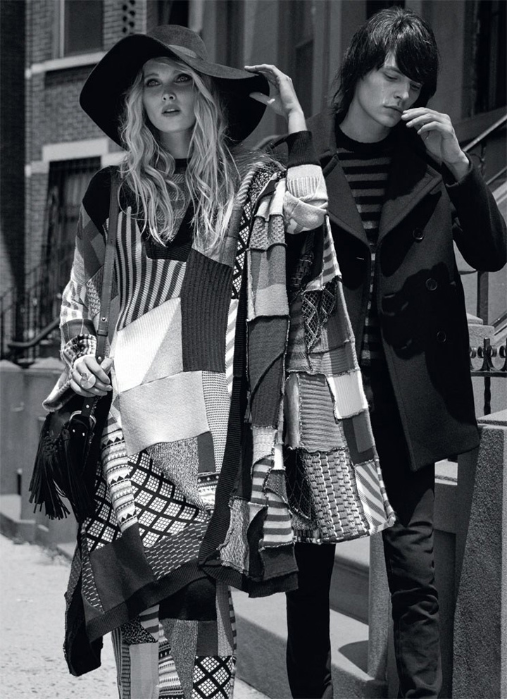 超模Elsa Hosk（艾尔莎·霍斯卡）Marie Claire时尚杂志大片