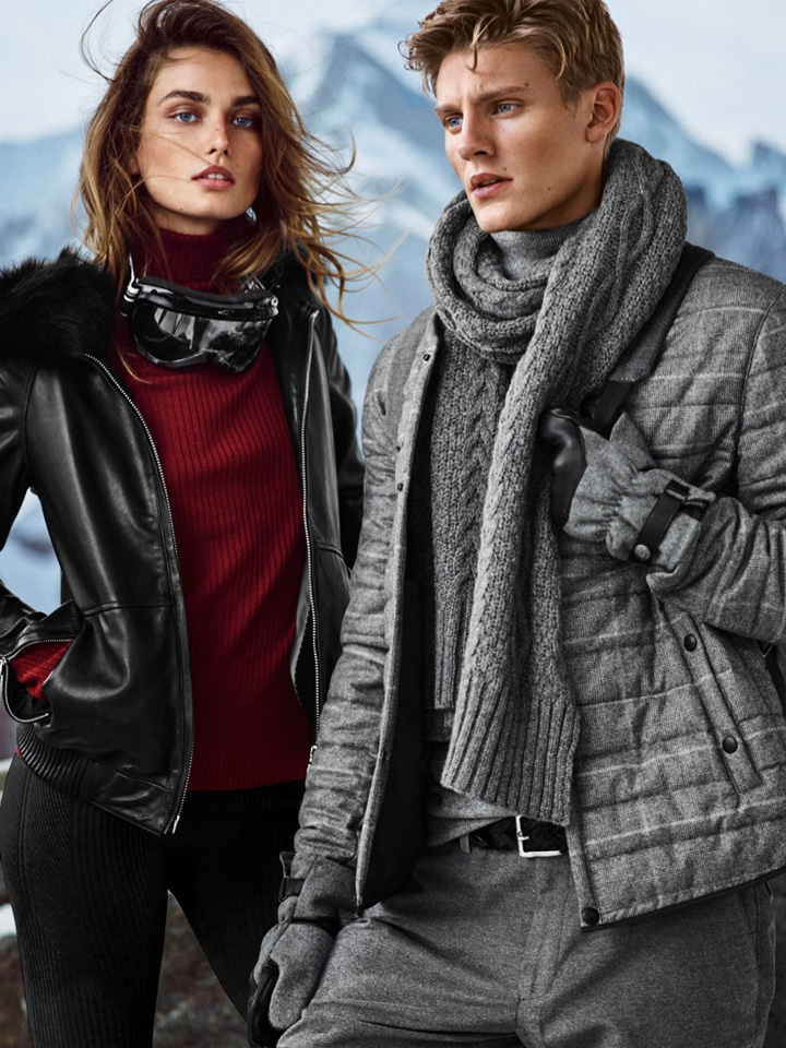 Massimo Dutti 2025「Après Ski 滑雪」系列广告大片