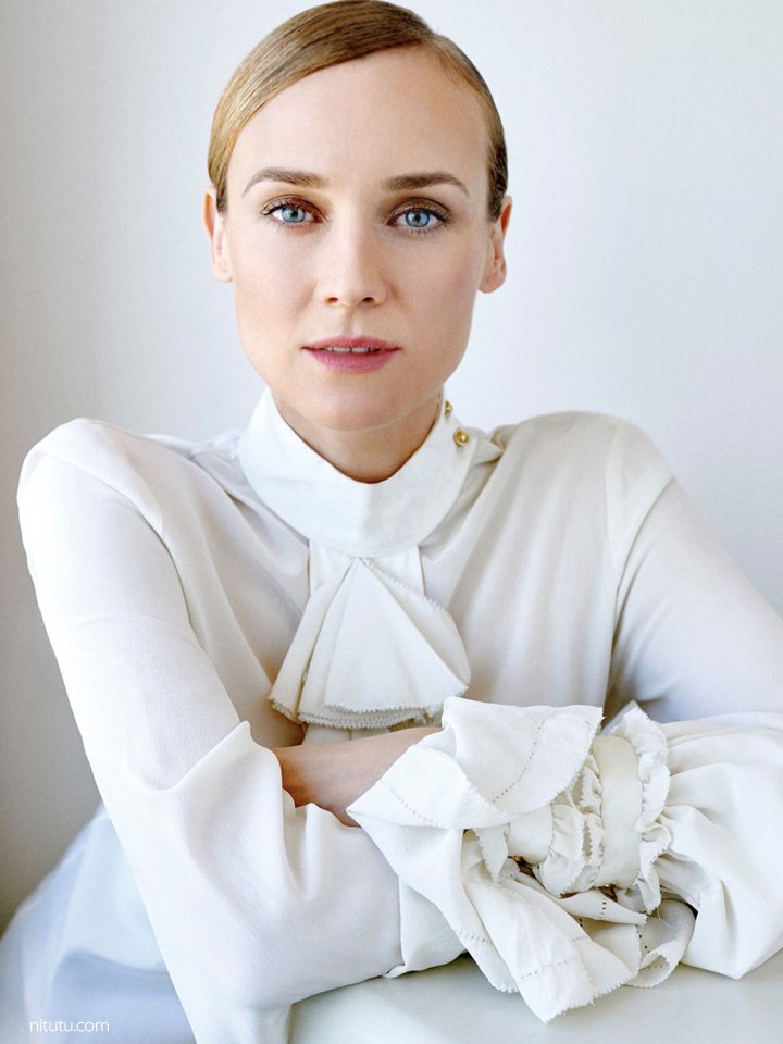 Diane Kruger（黛安·克鲁格）演绎《Marie Claire》时尚杂志大片