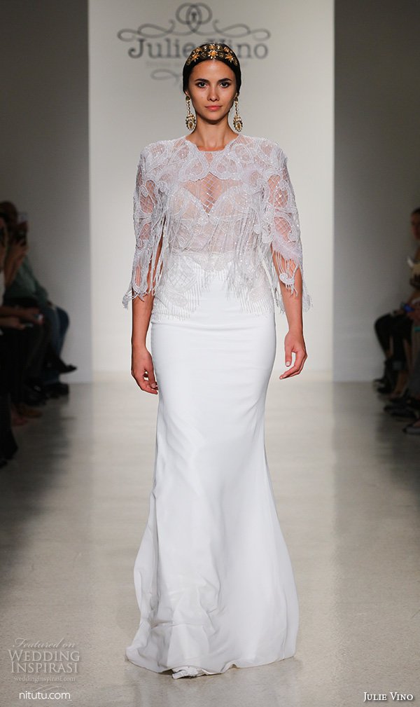 Julie Vino 2025纽约婚纱时装周婚纱礼服秀