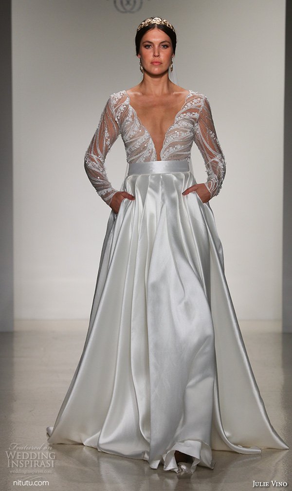 Julie Vino 2025纽约婚纱时装周婚纱礼服秀