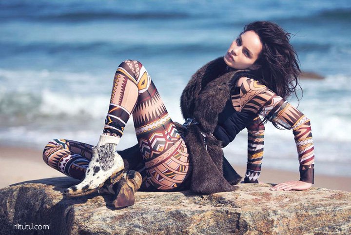 超模Luma Grothe 演绎《Marie Claire》杂志时尚大片