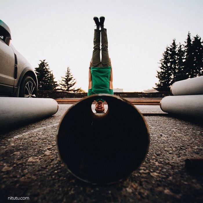 摄影师Anton Charushin: 用倒立征服世界