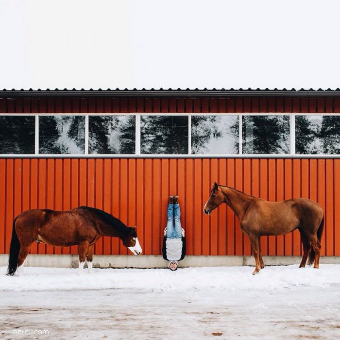 摄影师Anton Charushin: 用倒立征服世界