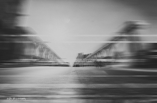 摄影师N. VENT FISCHER 拍出了动荡的巴黎 模糊异变中的美