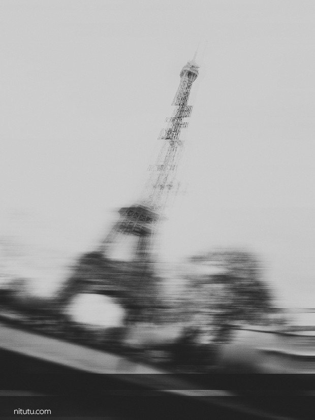 摄影师N. VENT FISCHER 拍出了动荡的巴黎 模糊异变中的美