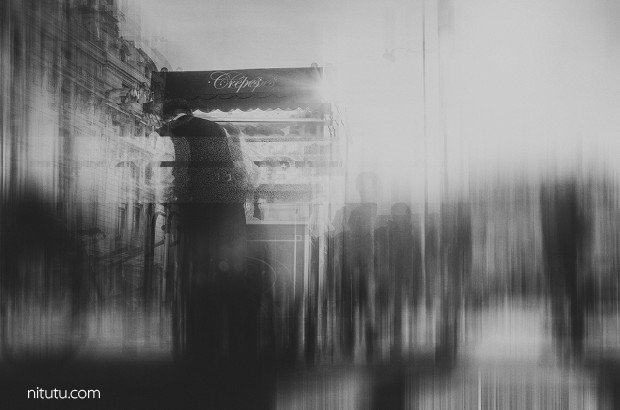 摄影师N. VENT FISCHER 拍出了动荡的巴黎 模糊异变中的美