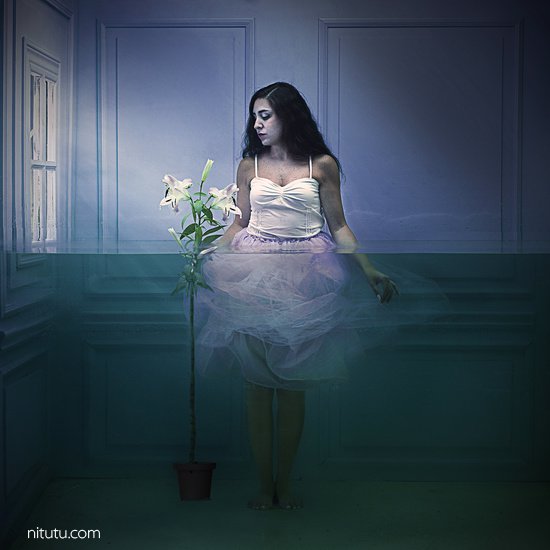 黎巴嫩女摄影师Lana Zankoul水下创意摄影:看不见的现实