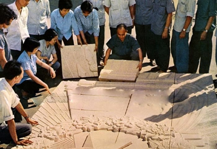 老照片:毛主席纪念堂是怎样建成的