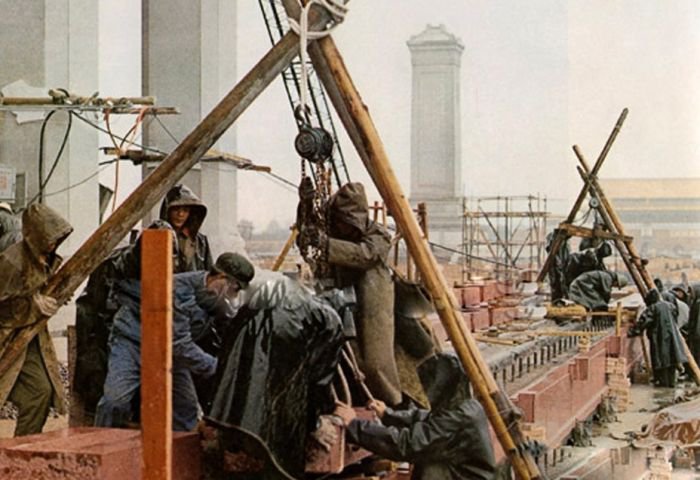 老照片:毛主席纪念堂是怎样建成的