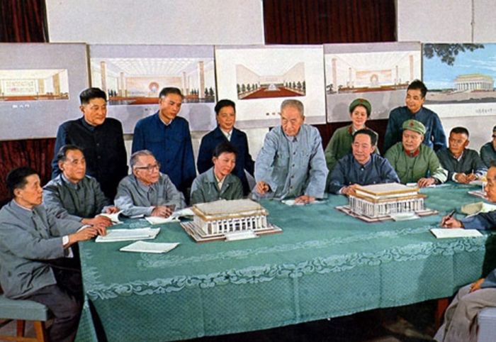 老照片:毛主席纪念堂是怎样建成的