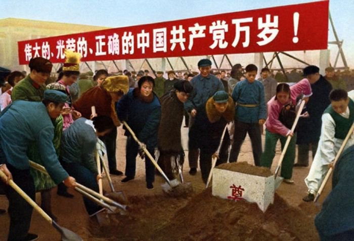 老照片:毛主席纪念堂是怎样建成的