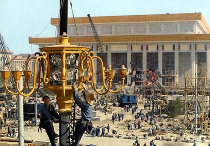 老照片:毛主席纪念堂是怎样建成的