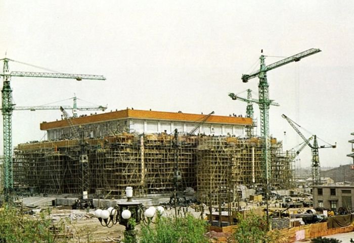 老照片:毛主席纪念堂是怎样建成的