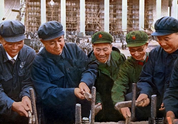 老照片:毛主席纪念堂是怎样建成的