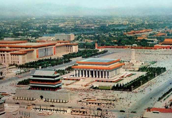 老照片:毛主席纪念堂是怎样建成的