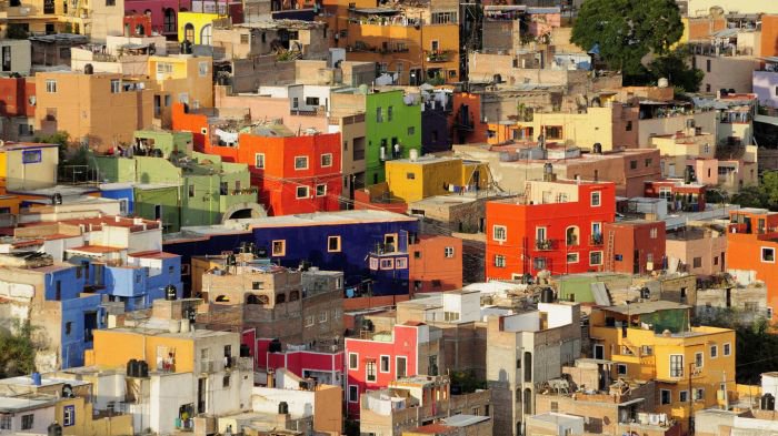 聚焦在这些真正的色彩城市