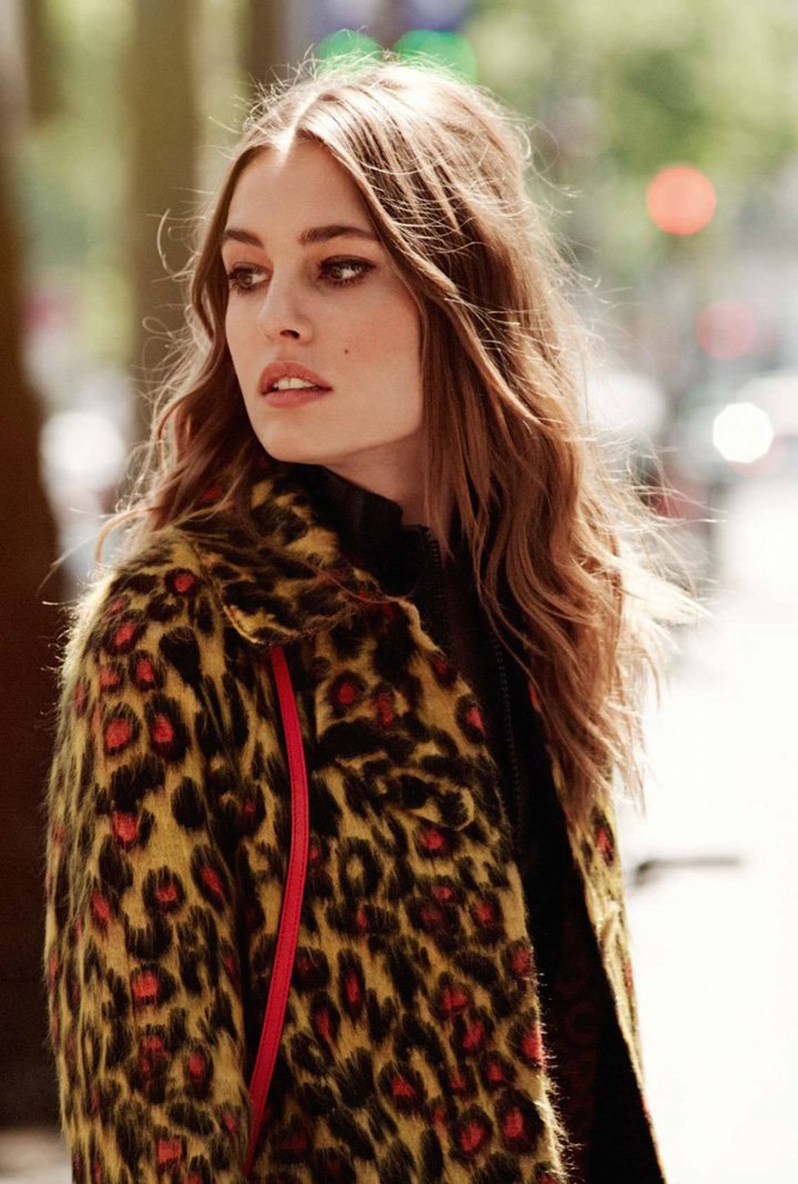 超模Nadja Bender演绎《Elle》杂志法国版时尚大片