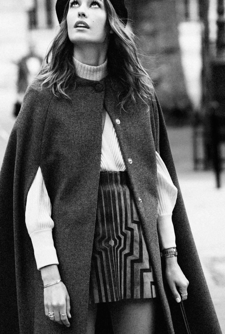 超模Nadja Bender演绎《Elle》杂志法国版时尚大片