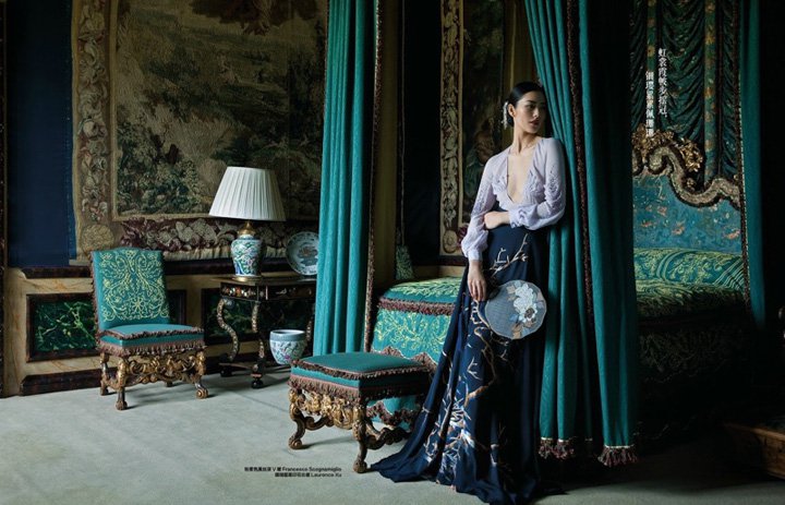 超模刘雯演绎《BAZAAR时尚芭莎》杂志时尚大片