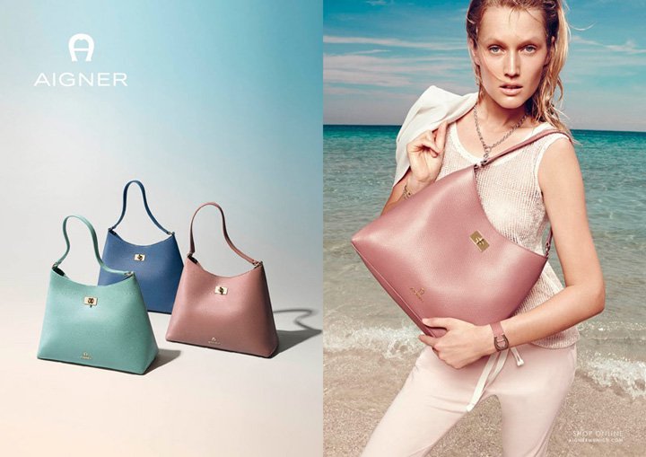 Aigner（爱格纳）2025手袋广告大片