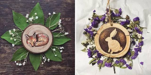 废弃木头也能绘出全新的世界,生活中的小情趣 By Kimera Wachna