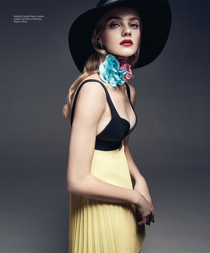 超模Anna Jagodzinska 演绎《Harper’s Bazaa》杂志墨西哥版