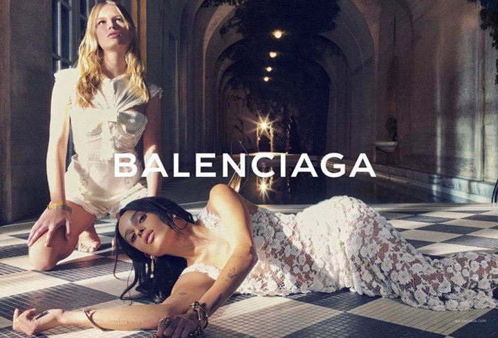 法国奢侈品牌 Balenciaga（巴黎世家）2025春夏广告大片