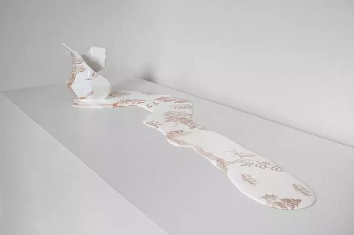 艺术家Livia Marin创意作品:《熔化的陶瓷》