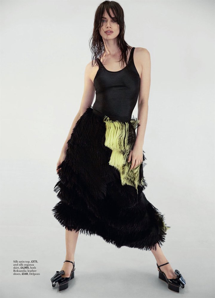 超模Rianne Ten Haken 演绎《Marie Claire》时尚杂志英国版