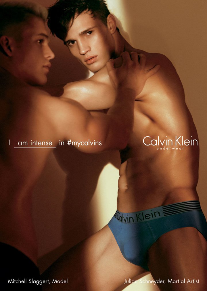 Calvin Klein 2025春夏内衣广告大片