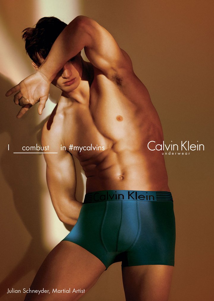 Calvin Klein 2025春夏内衣广告大片