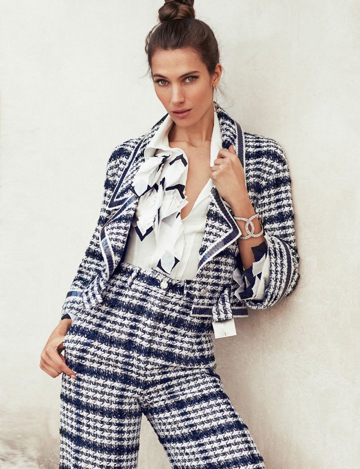 模特Jessica Miller演绎《Elle》杂志西班牙版时尚写真