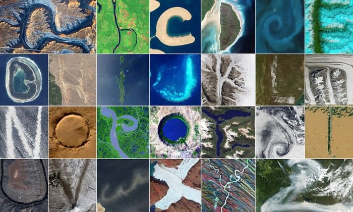 NASA照片中蔚为壮观的“天空字母表"