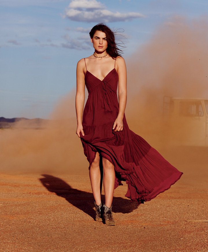 超模Bambi Northwood-Blyth 演绎 Free People 2025 LookBook