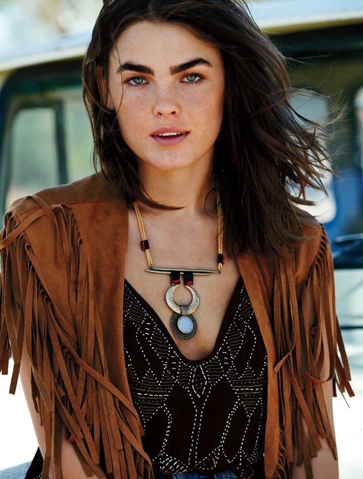 超模Bambi Northwood-Blyth 演绎 Free People 2025 LookBook