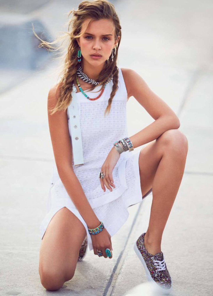 超模Josephine Skriver 演绎《Elle》杂志法国版